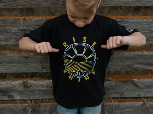 KIDS/YOUTH Rise & Shine t-shirt